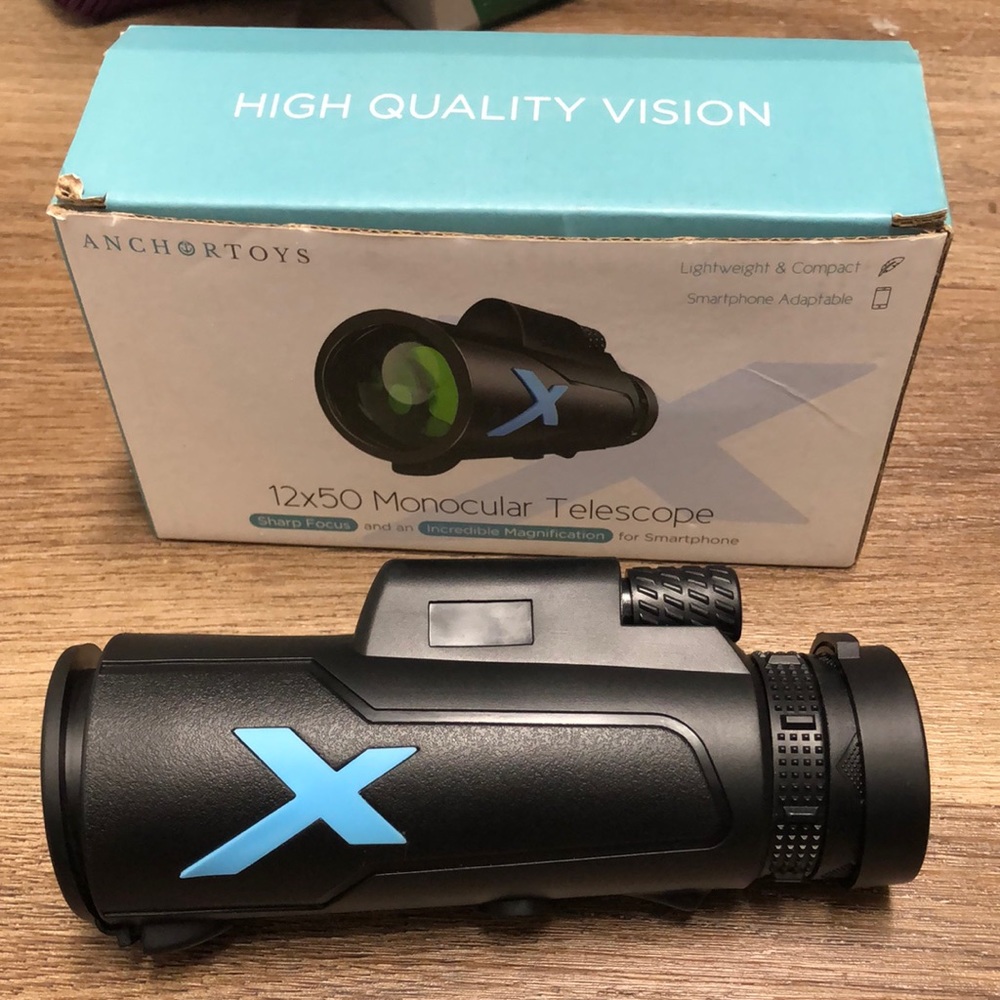 *NWB* 12x50 Monocular telescope (smartphone  adaptable)